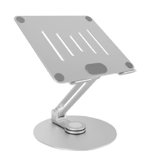 Aluminum Laptop Stand With 360 Deg Rotation, 13~27 Inch