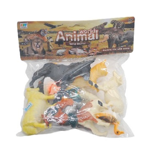 World Animal, Domestic & Farm Animals 12Pcs/Bag