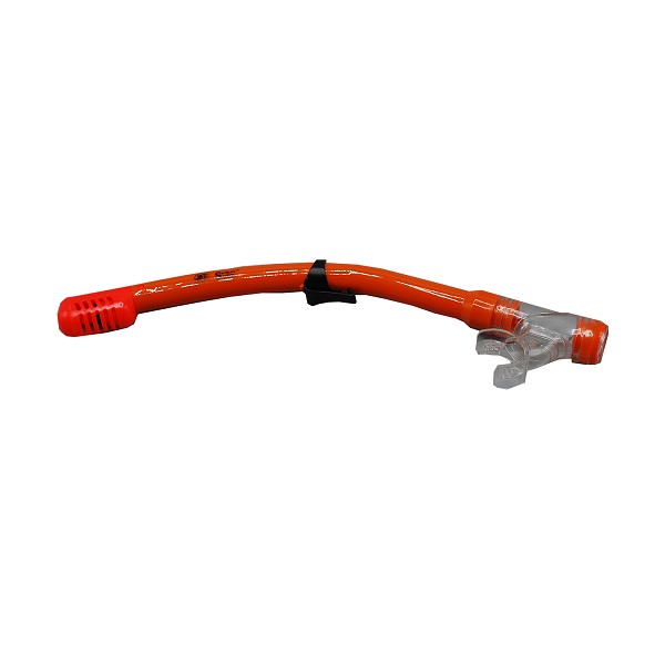 Swim Snorkel Orange J Type With Clip, Striker Swim
