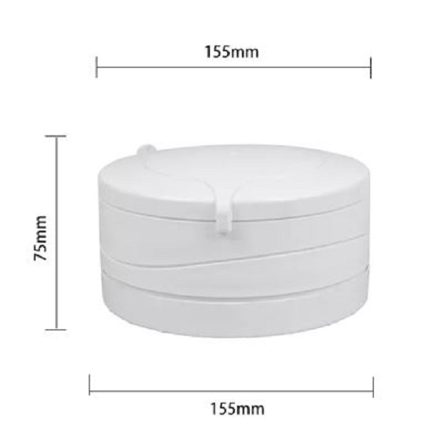 Electric Instant Shower 4 Temp, Flat Round Big Head