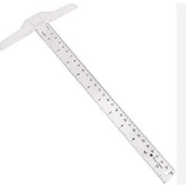 Plastic Transparent T Square