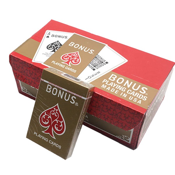Playing Cards Bonus 144 Decks/Carton