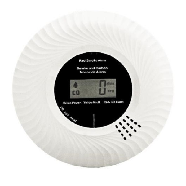 Wireless Interconnected Smoke And Carbon Monoxide Combo Detector - JKD-515COM-R
