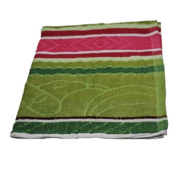COLORED BATH TOWELS, 70*140CM, STRIPED DESIGN
