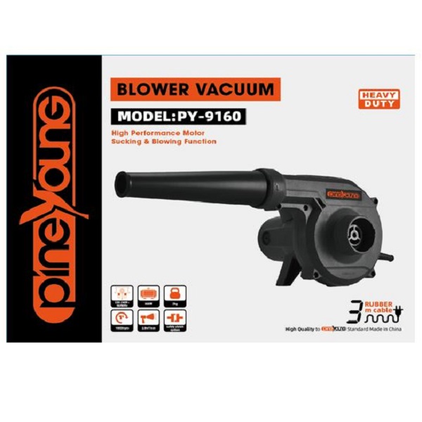 Dust Blower W/Vacuum 1100W, 16mm, Pineyoung