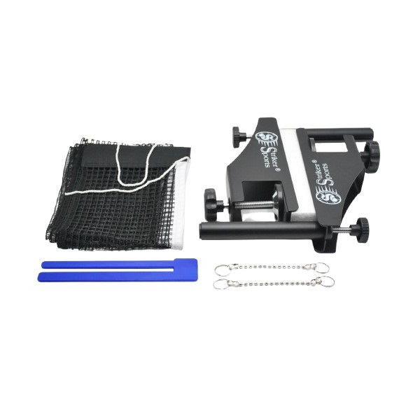 TT Net & Post Metal Heavyduty Post With Black Net Striker Sports