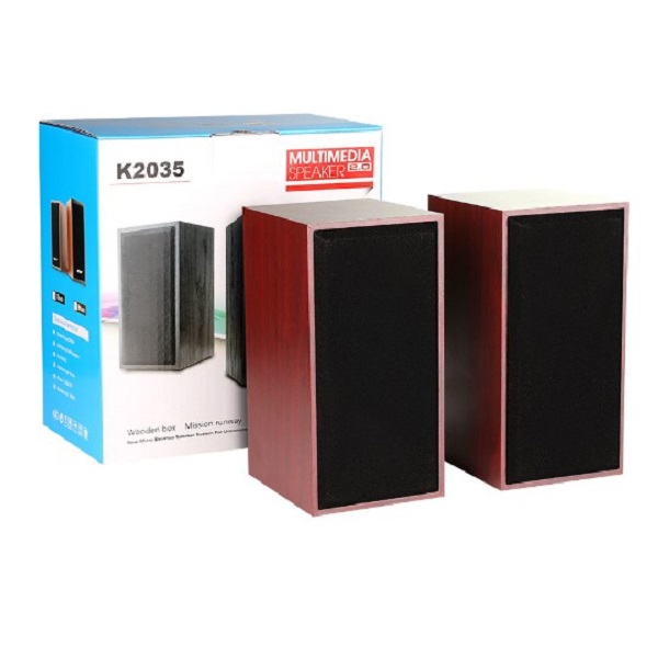USB Powered Multimedia Wooden Box Speaker 3*2W