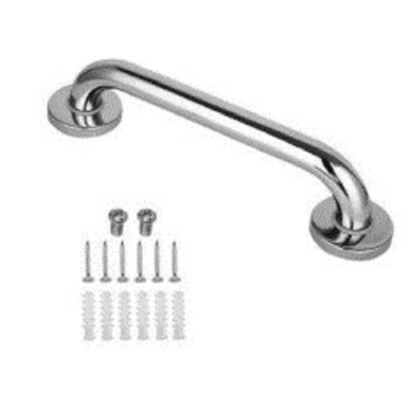 Grab Bar 60Cm Length, With Mounting Screws And Ring