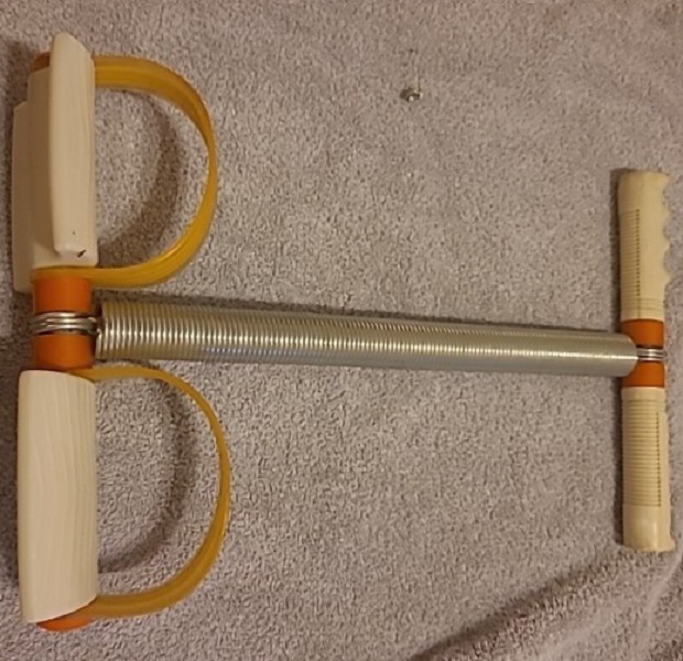 Vintage Tummy Action Rower AB Exerciser, Pull-Up Spring Type
