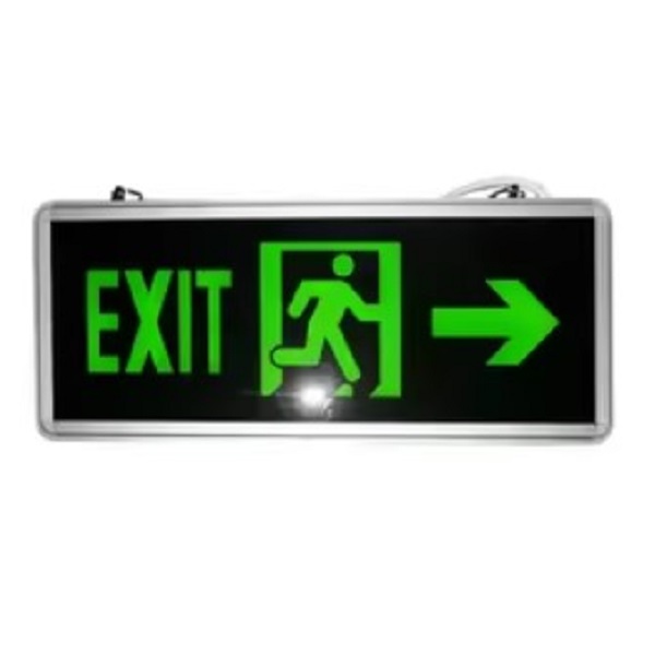 LED Exit Light With Arrow, With Backup Battery, 3W, Size: 360*145mm