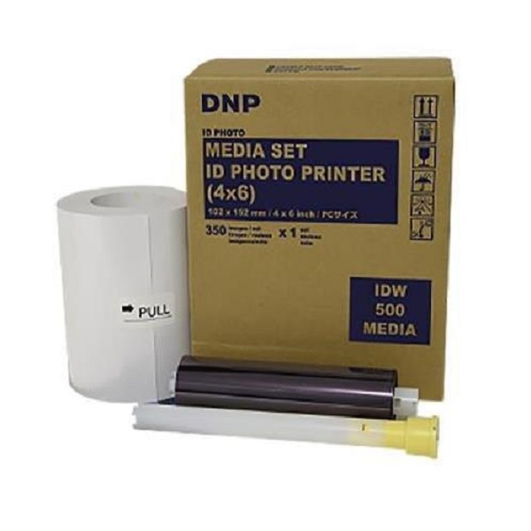 Ink Ribbon & Paper Roll For DNP RX1 Printer Can Print 350 Prints Each 4X6 Inch