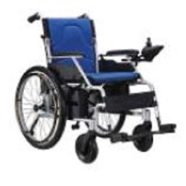 Basic Power Wheelchair Adult Size, 46Cm, Large Rear Wheel With Spokes, With Good Quality Controller