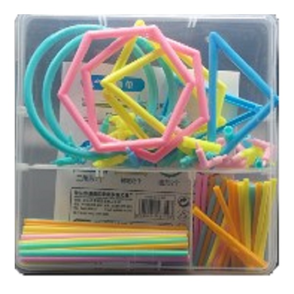 Build The Geometry Kit, Cuboid Frame Model In Transparent Box