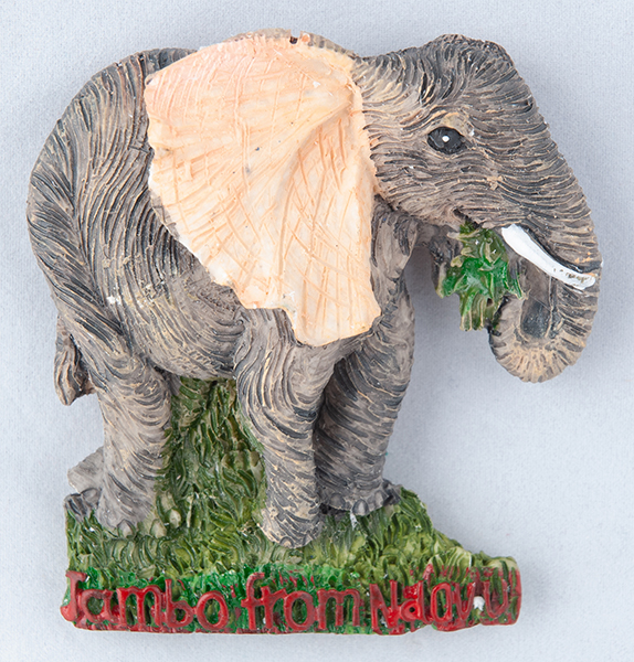 Magnet, Elephant, Full Body Sunpower Magnet Polyresin