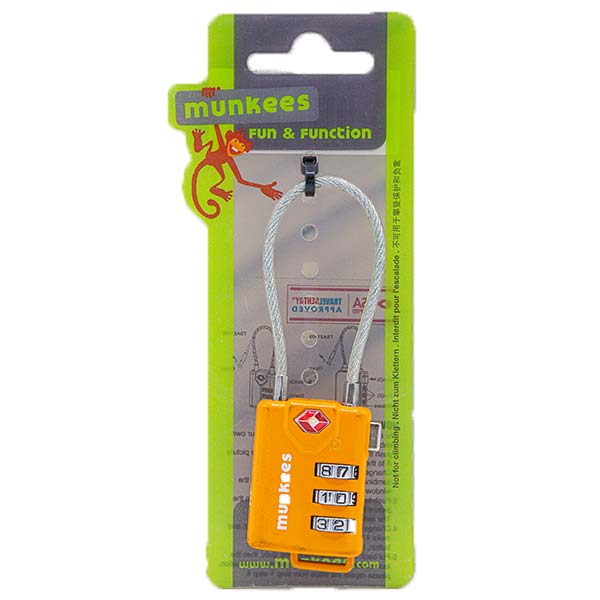 Tsa Cable Combination Lock Munkees