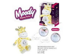 Cute Giraffe Sitting With Music * Light In Window Box Packing (Baby Doll) Using AAAX3 Batteries (Not Inculded)