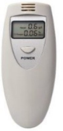 Digital Breath Alcohol Tester, Range 0.00-0.19% BAC & 0.0-1.9 g/l, Uses 2XAAA Alkaline Batteries (Not Included)