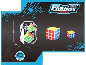 Magic Cube (Fantasy) Set Of 2 (Small & Big) On Blister Pack