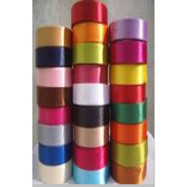 Satin Ribbon Width : 0.75Cm, 25 Yards/Roll Beige