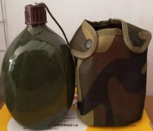 1.5L Aluminum Water Bottle With Pouch, 167g, Green