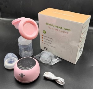 Electric USB Rechargable Breast Pump, Easy To Control Suction
