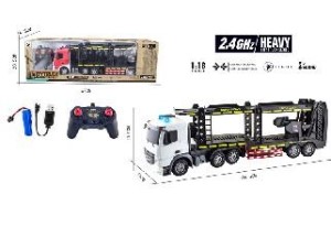 1:18 6 Channels R/C City Truck In Window Box, Uses 3.7V USB Rech Battery