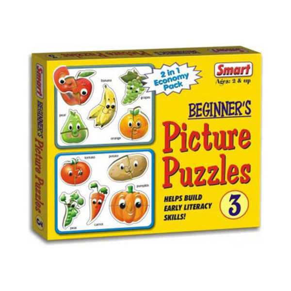 Beginner S Picture Puzzles-3 - Age 2 & Up Smart