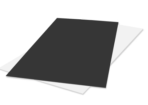 Foam Core Board (48X96) Inch, Black, 3/16 Inch Thick, ULINE