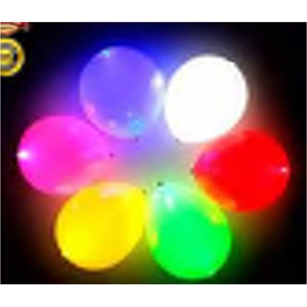 Balloon With Led Light Lights Upto 15Hrs Pack Of 5 Mix Color