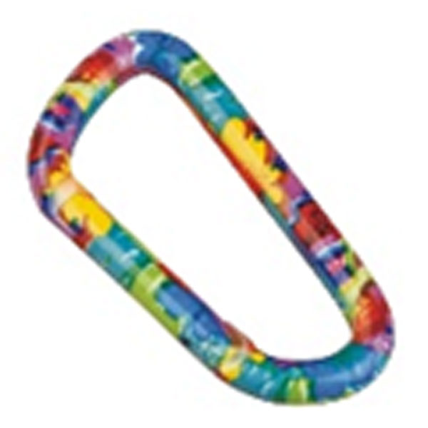 Carabiner 8 x 80 mm Flower colored, Munkees