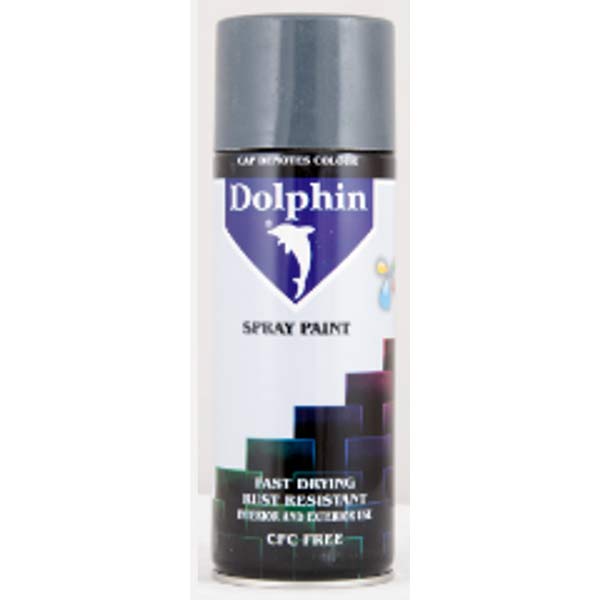 Spray Paint Grey 400Ml American Dolphin