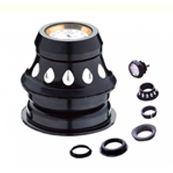 Bicycle Head Part Set Of 8 Threadless Semi-Integrated headset With Clock On Top