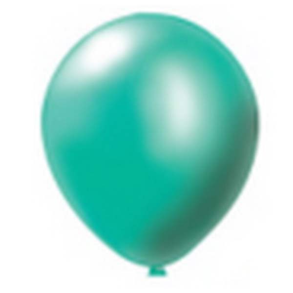 12inch Round Balloon Pearl, 50Pcs/Pkt Green