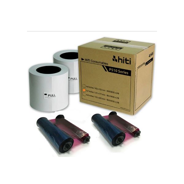 Paper + Ribbon Roll For P510L Printer 4X6 330Prints Hiti