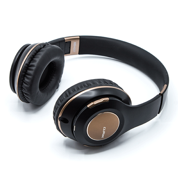 Cliptec Bluetooth Wireless Stereo Headset (Air-Roxy)-Champagne
