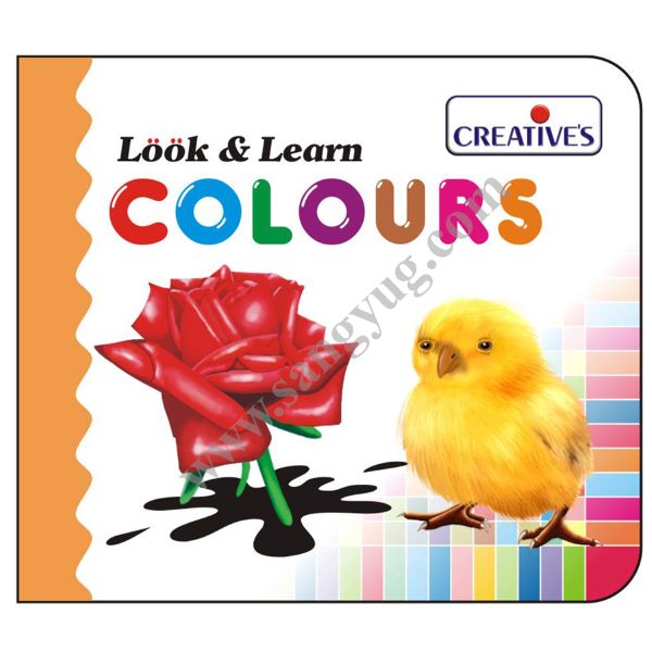 Look & Learn Board Book- Colours Creative