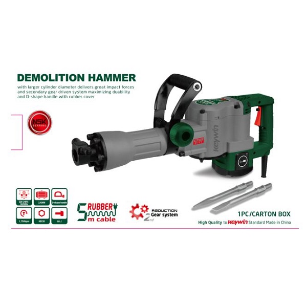 Demolition Breaker 2400W, 60J, Keywin