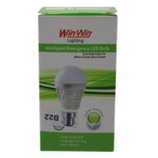 Led Rechargable Emergency Bulb, 9W, B22, Daylight, Win Win