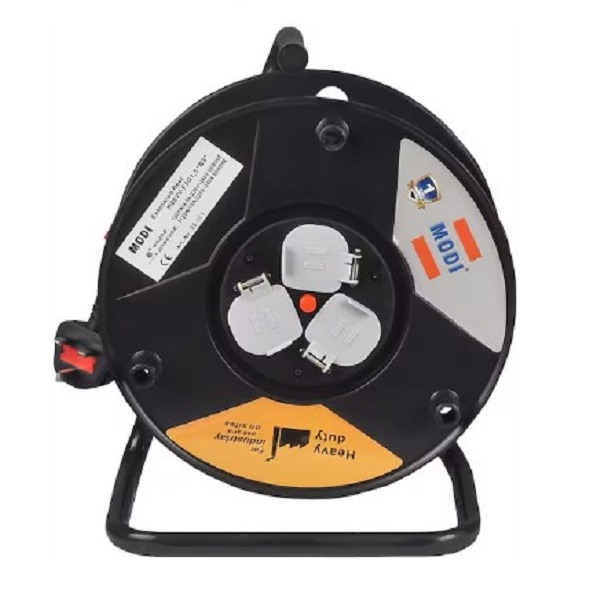 Heavy Duty Extension Reel 3X1.5mm, 25 Meter With 3X13A Sockets, Modi