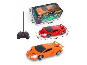 1:18 4CH R/C Car With Light, Super Racing Uses 3XAA Batteries In Window Box