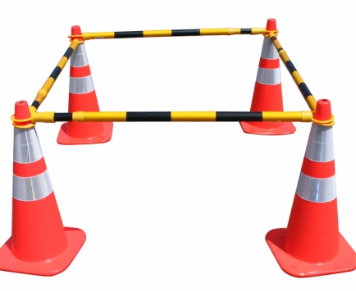 Retractable Cone Bar, To Connect 2 Traffic Cones