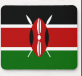 Mouse Pad Kenya Flag Printed 22X18Cm