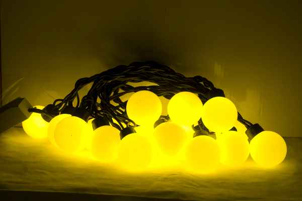 Led Big Ball 40Mm Lamp String Light 5Meter Win Win Warm White