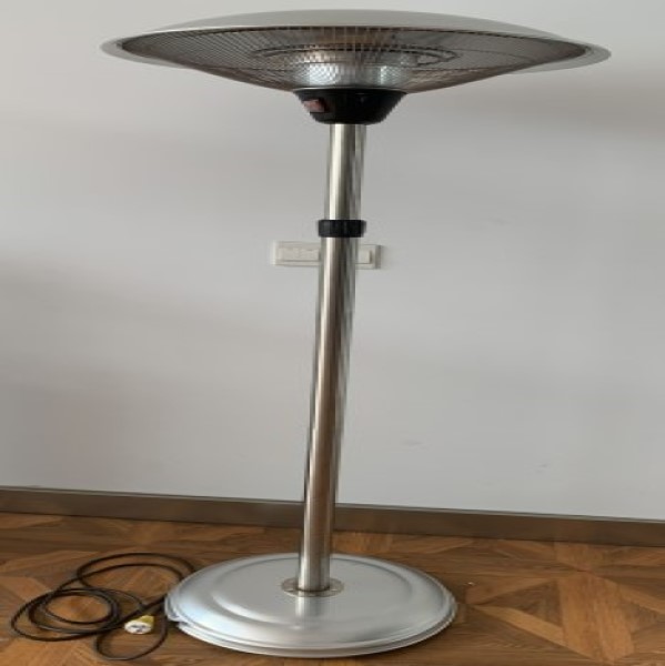 Standing Umbrella Design Electric Patio Heater, Halogen or Carbon Tube -2, Stainless Steel, Height-210cm Three Setting - 900/1200/2100W