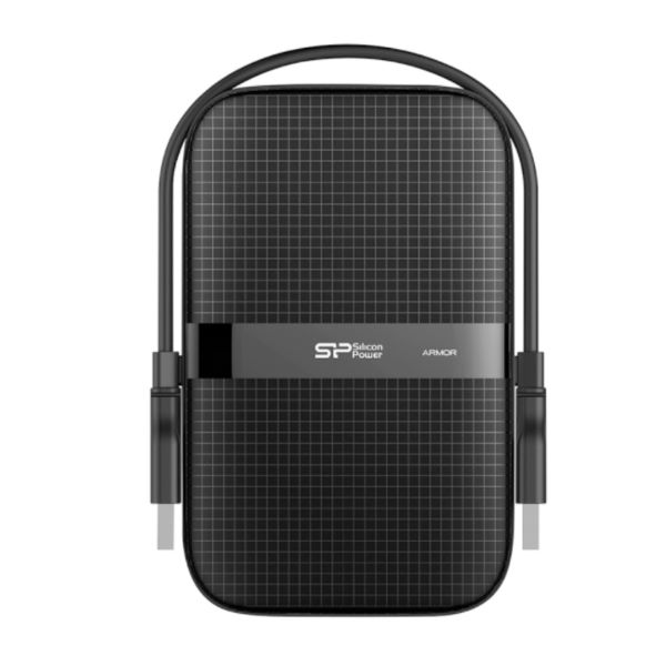 Hard Drive Armor, Usb 3.0 Win8/Mac S/Proof W/Resistant 1Tb Silicon Power Black