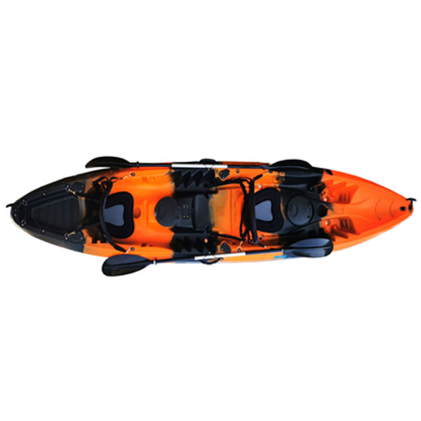 Tandem (Kayak) Size 3.72X0.89X0.42M, N.W. 33kg, 2Pc Deluxe Seat, 2Pc Black Color Pole Paddle, 2Pc Waterproof Phone Bag