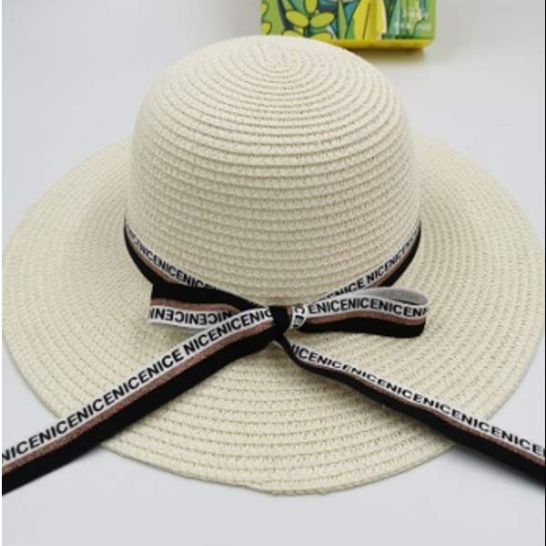 Women Hat With Bow 55% Paper, 45% Polyester, 5 Colors