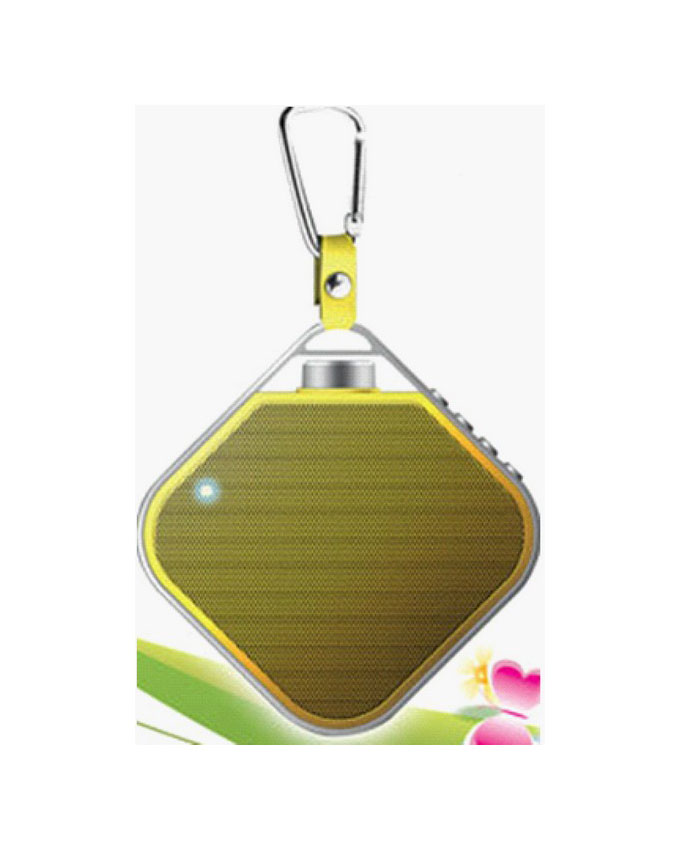 Bluetooth Speaker Tf Card+Handsfree+Voice Reminding Bt-9 Yellow