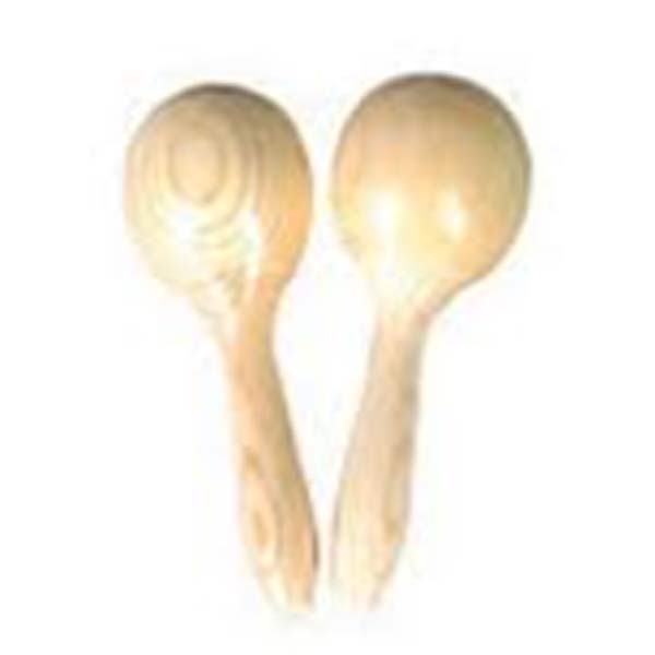 Maraccas, Egg Shape, Wooden M11