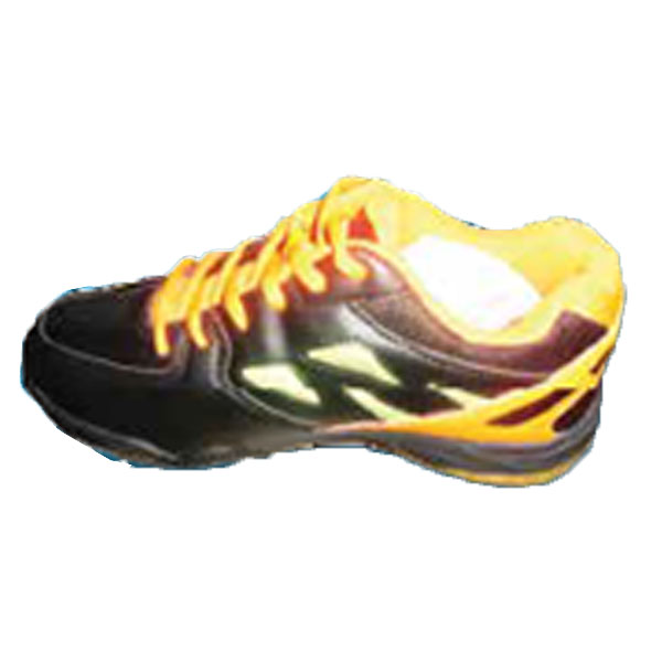 Sports Shoes. Upper Synthetic + Mesh.Outsole Rubber Uk 5 Black/Orange